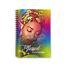 Load image into Gallery viewer, Blessed Beyond Measure Spiral Notebook