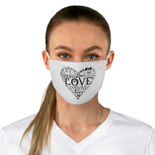 Load image into Gallery viewer, Love Fabric Face Mask