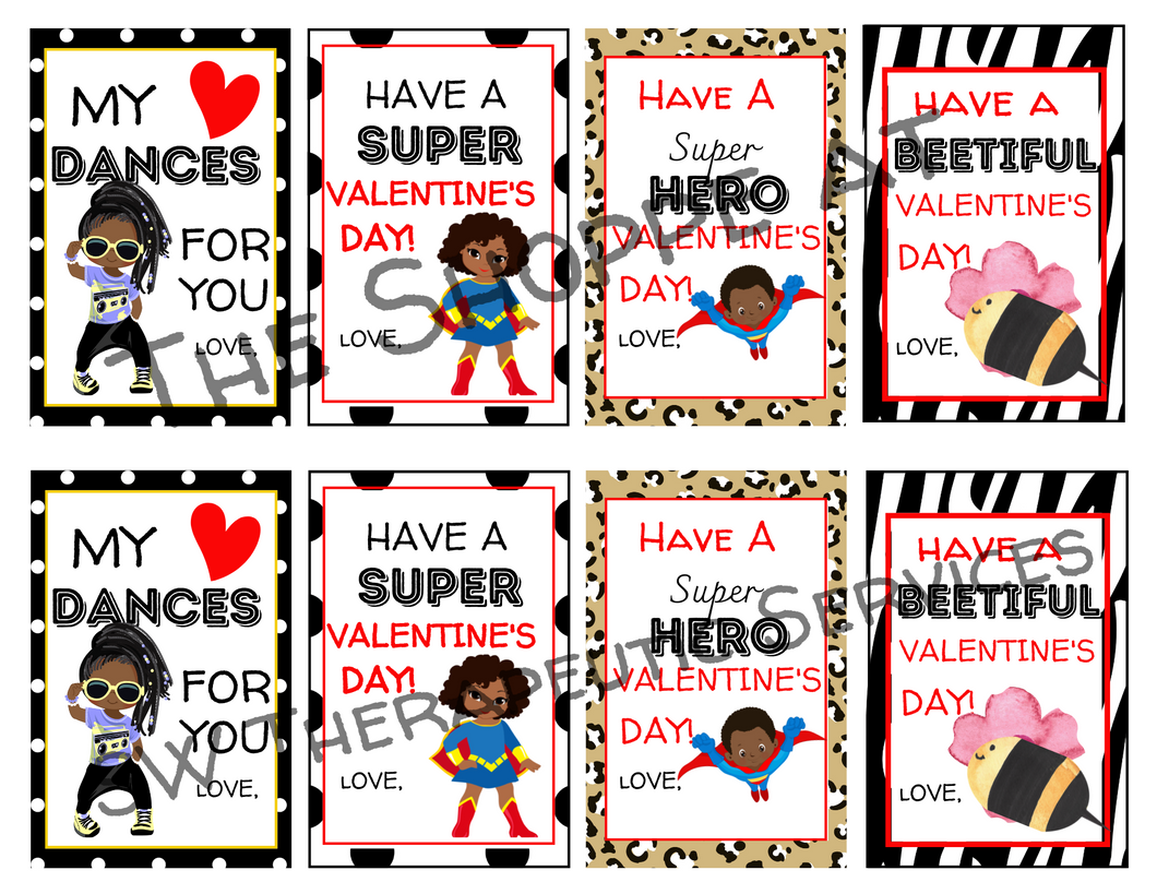 Valentine's Gift Tags/Card