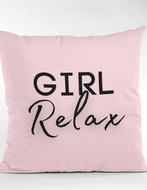 Girl Relax Pillow